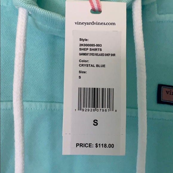 Crystal blue Funnel neck NEVER WORN - Picture 4 of 4